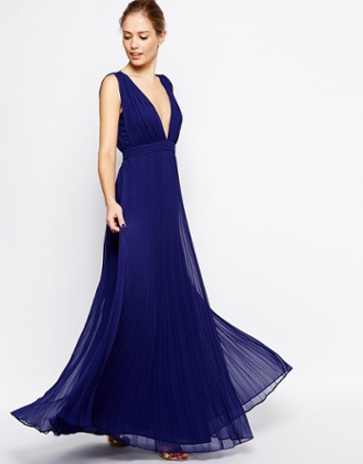 Floor length ballgown from Asos's new collection