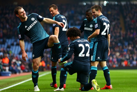 Willian thinks highly of Branislav Ivanovic’s fine finish.