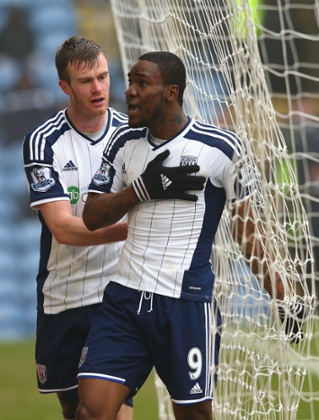 Brown Ideye celebrates scoring