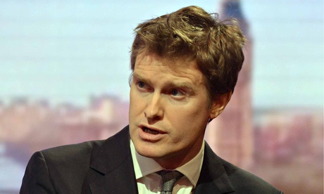 Shadow education secretary Tristram Hunt appearing on BBC1's The Andrew Marr Show.
