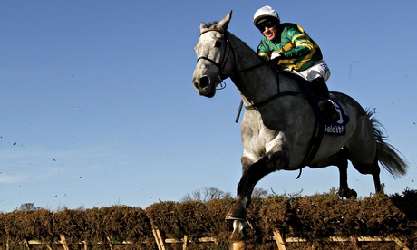 Tony McCoy on Alvisio Ville at Leopardstown racecourse, Ireland, 8 February 2015. 