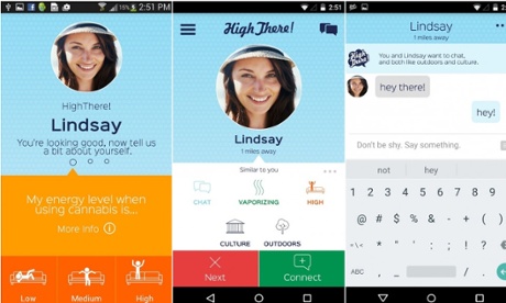 The High There app: sure to be a hit with weed smokers.