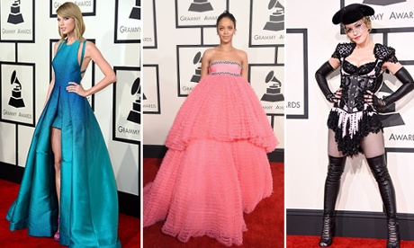 From Kanye West's tracksuit to Madonna's matador moment: it's the Grammys 2015 fashion awards!