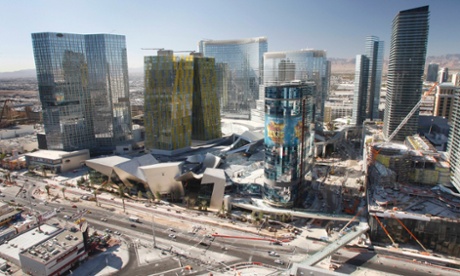 The Strip's mixed-use CityCenter complex broke casino design convention.