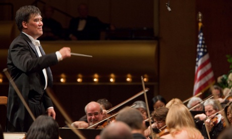 Alan Gilbert conducts the 2009-10 Opening Night Gala at Avery Fisher Hall in New York, marking his debut as director of the  New York Philharmonic.