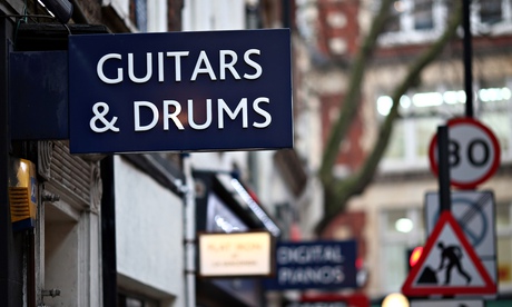 Denmark Street on the outskirts of Soho, London's 'Tin Pan Alley': English Heritage says that it has