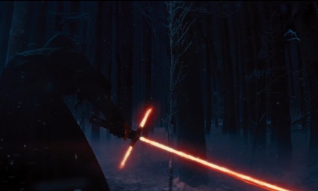 Lightsaber from Star Wars: The Force Awakens trailer