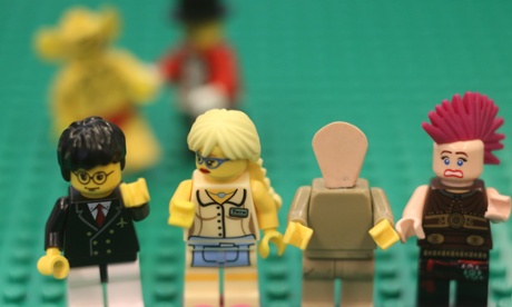 The Labor leadership team, from left Stephen Conroy, Tanya Plibersek, Bill Shorten and Warrior Wong #BrickParliament