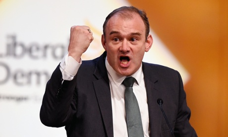 The Lib Dem energy secretary Ed Daveyx