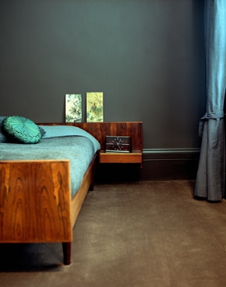 Choose a mossy grey to keep things warm.