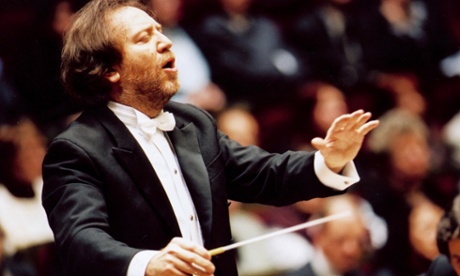 Riccardo Chailly, conducting the Leipzig Gewandhaus Orchestra at the Barbican, January 2009.