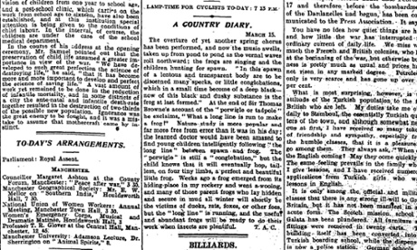The Manchester Guardian, 16 March 1915.