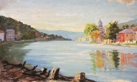 Winston Churchill's Scene on the River Meuse.