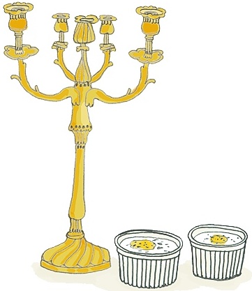 Breakfast: Liberace eggs