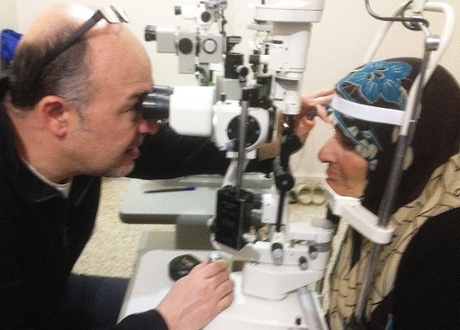 Dr Entabi working in Syria