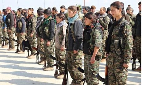 Kurdish fighters