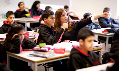 Jenny Thompson teaching at Dixons Trinity Academy in Bradford, West Yorkshire.