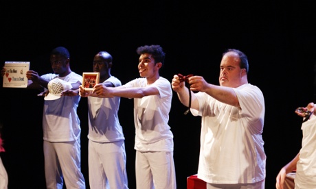 Students on the Performance Making Diploma for Learning Disabled Adults.