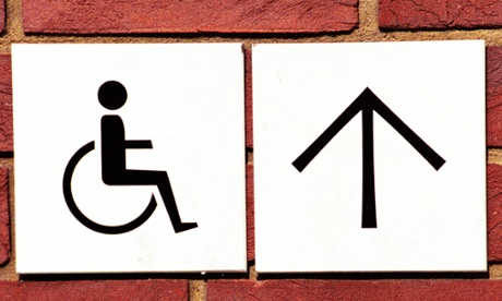 Disabled access sign