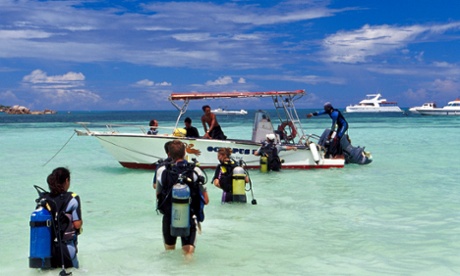Island scuba course, Seychelles
