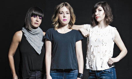 Sleater-Kinney Janet Weiss, Corin Tucker and Carrie Brownstein