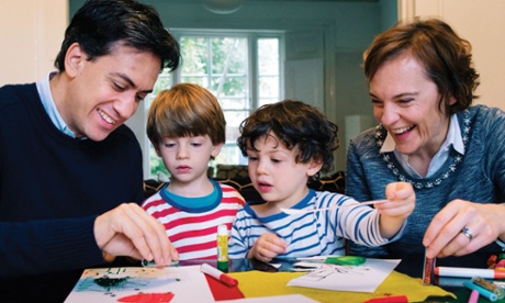 Miliband family 2014 Christmas card