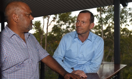Noel Pearson with Tony Abbott in Arnhem Land