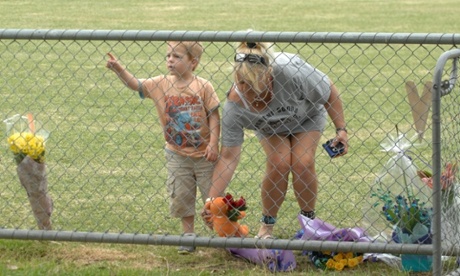 Locals pay tribute to Luke Batty