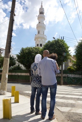 Humam Debas (name changed) and family in Rio