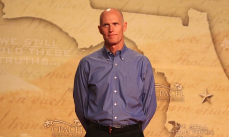 rick scott pursed lips