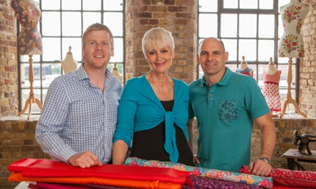 Sewing Bee finalists Matt, Lorna and Neil get ready to rumble.