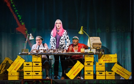 A scene from Rise and Fall of the City of Mahagonny.