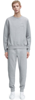 Grey joggers at Acne