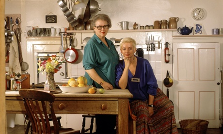 At home with daughter Sophie.