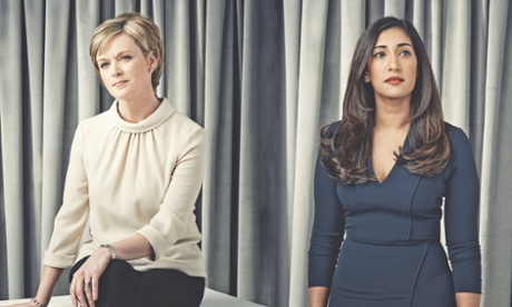 Julie Etchingham and Tina Daheley.