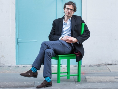 Peston's new look: out with the cropped hair and pinstripes.