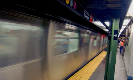 NYC subway platform