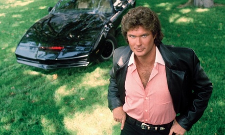 David Hasselhoff and KITT in Knight Rider