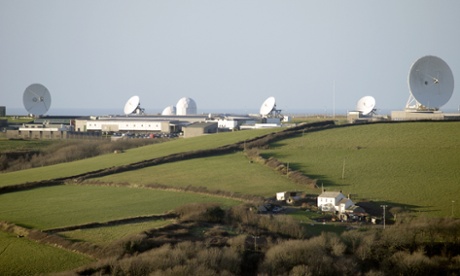 GCHQ's satellite ground station and eavesdropping centre in northern Cornwall