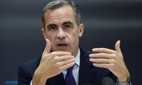 The Governor of the Bank of England Mark Carney