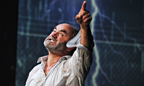 Mr Angry … David Haig as King Lear at the Theatre Royal, Bath. Photograph: Nobby Clark