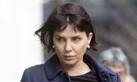Sadie Frost outside the high court before giving evidence to the phone hacking trial.