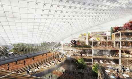 Google Headquarters North Bayshore campus in Mountain View, California is shown in this handout provided by Google.