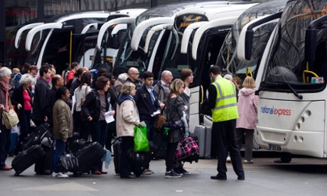 Staff in National Express's bus division will receive the living wage from January 2016.