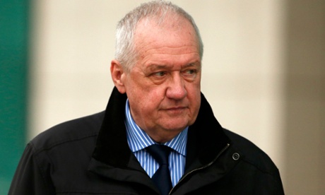 David Duckenfield arrives at the Hillsborough inquest on Thursday.