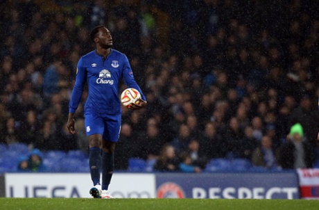 Romelu Lukaku, not in the game, as yet.