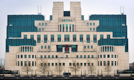 The MI6 building in London