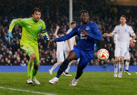 Romelu Lukaku in action.