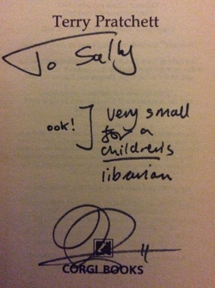 Pratchett autograph