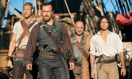 Toby Stephens in Black Sails … no joy in piracy.